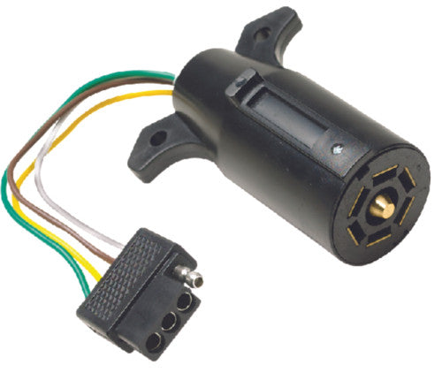 13831 Seachoice 7 Way Vehicle to 4 Way Trailer Plug Adapter