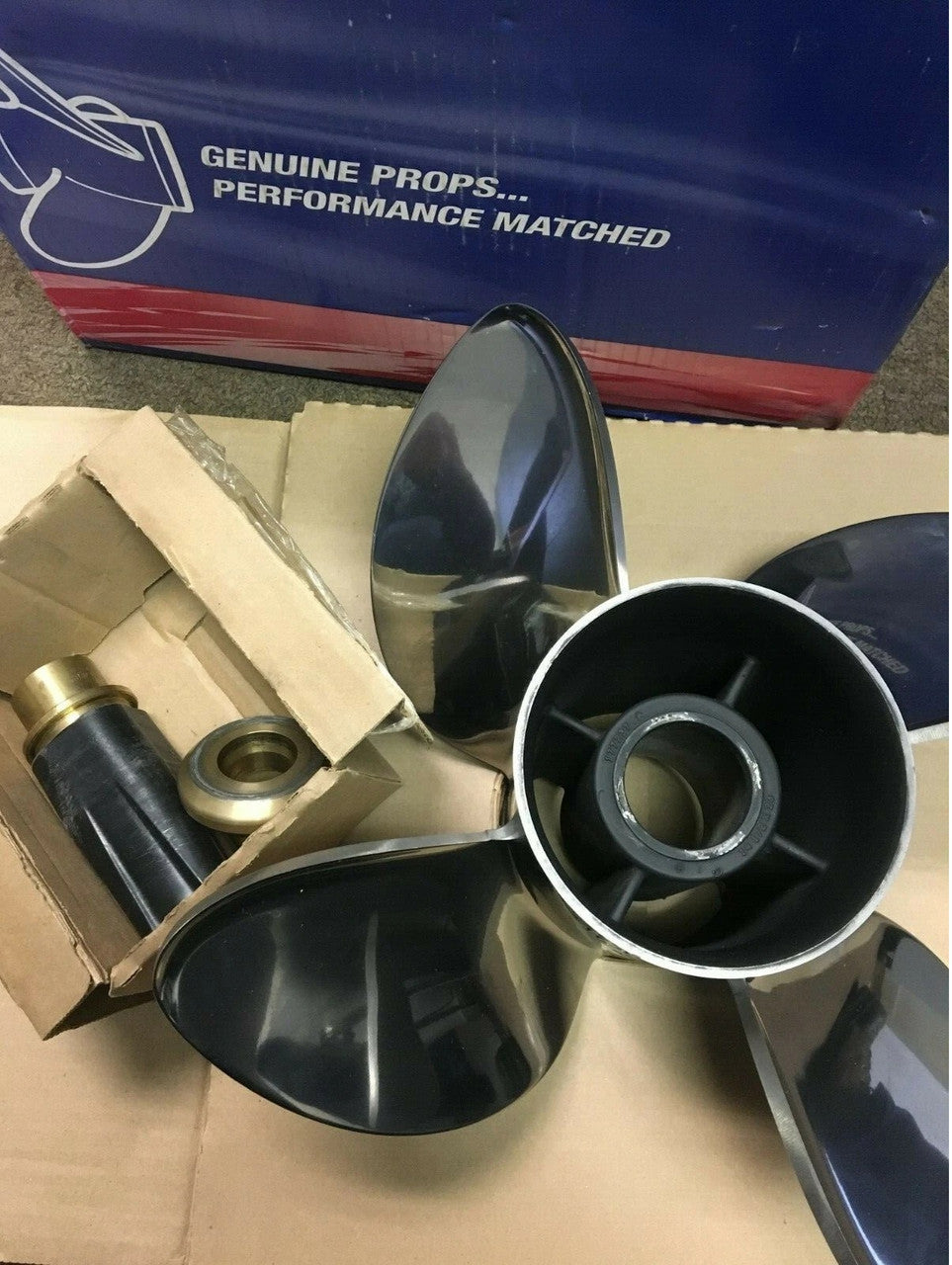 177237 OMC Johnson Evinrude Cyclone TBX 14.125 x 23P Stainless SS Propeller LH