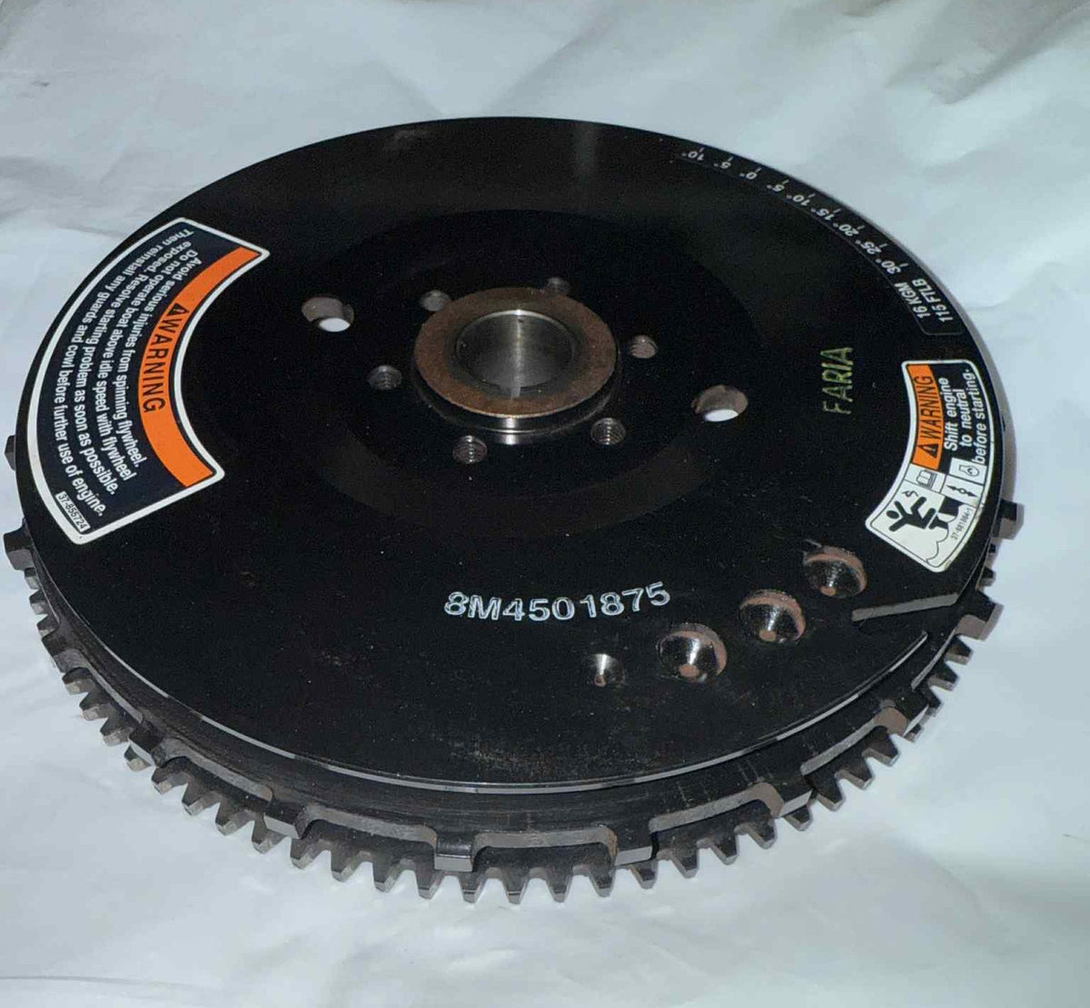 USED 8M4501875 Mercury FlyWheel Assembly 60hp