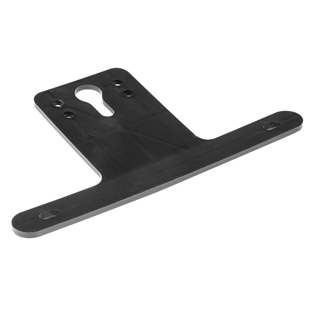 003211 Wesbar Black License Plate Bracket Holder Marine Trailer
