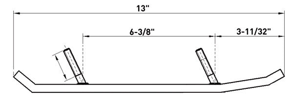 274236 Kimpex Wear bar BRP Ski-Doo Std Snowmobile