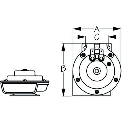 431310-1 SEADOGLINE Mini Hidden Horn