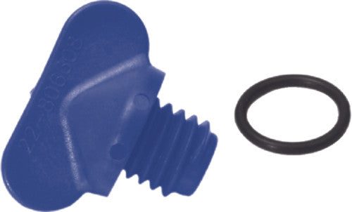 22-806608Q01 Quicksilver Mercruiser Blue Plastic Drain Plug