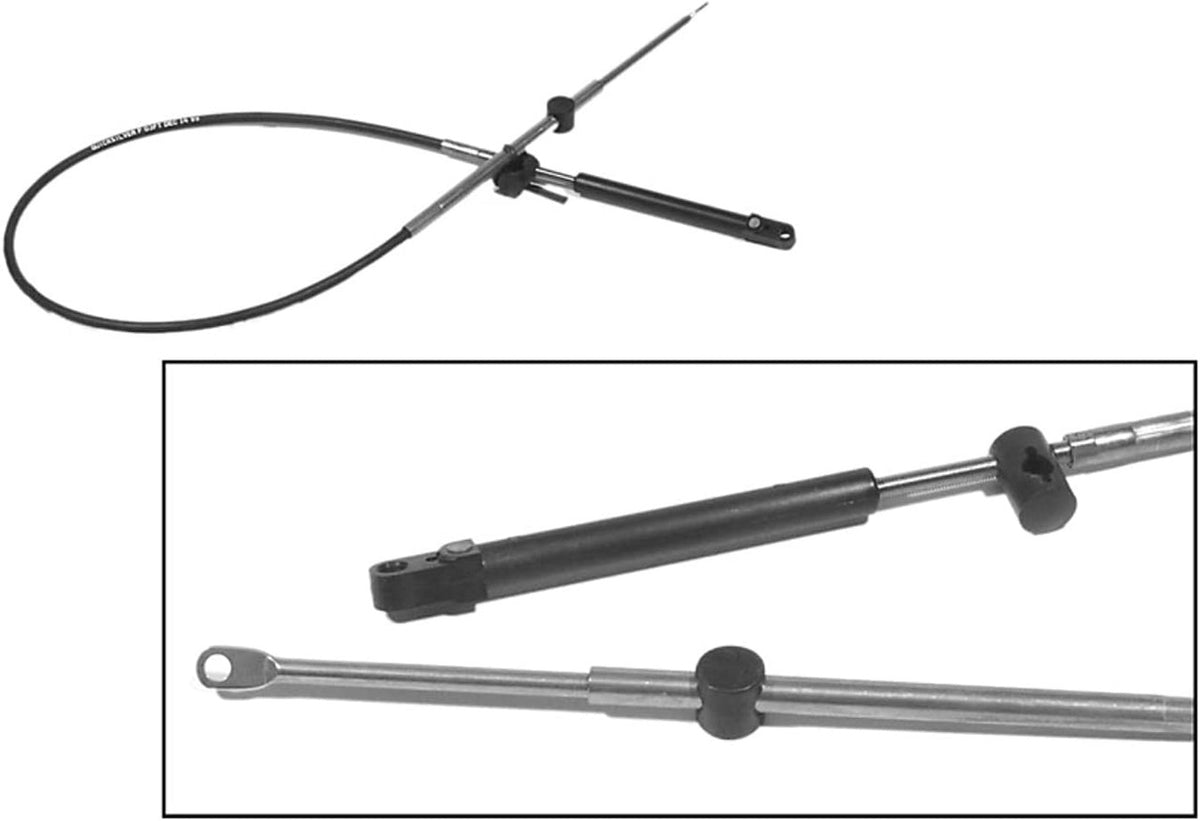 8M0082485 Quicksilver 12' Mercury Control / Throttle Shift Cables - Gen I