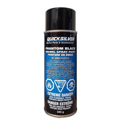 92-8M0152312 Quicksilver Mercury Phantom Black Paint