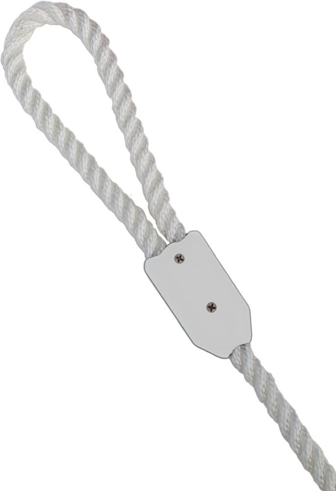 471-00076 E-Z-TY Rope White Ends 3/8in