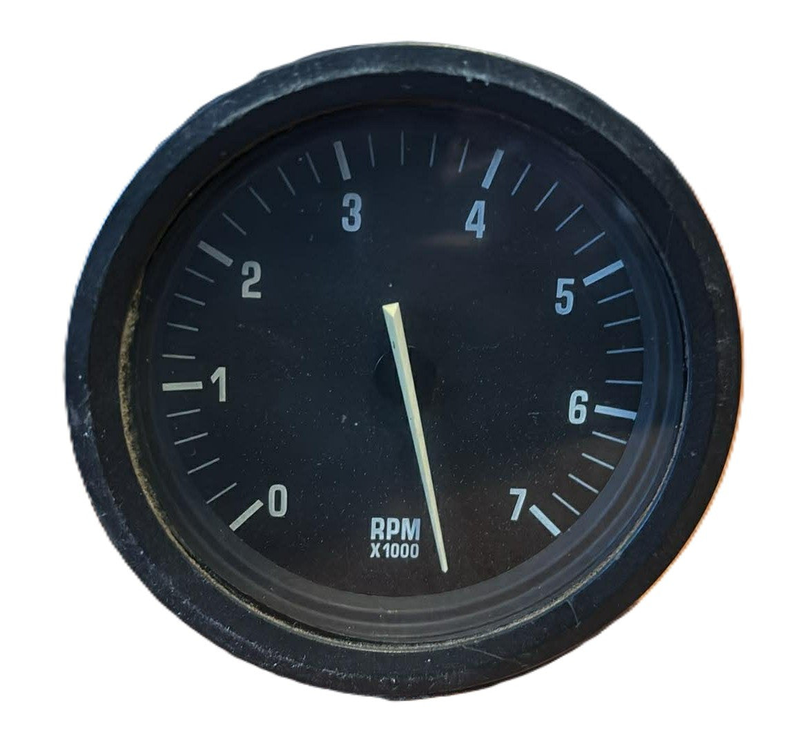 USED 17849 OMC RPM Black Tachometer Gauge x1000