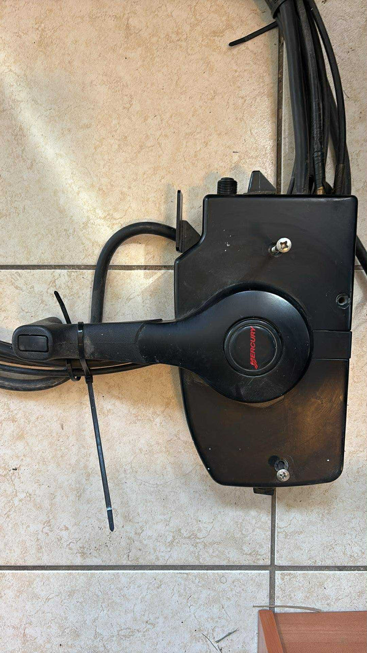 USED 881170A3 Mercury Side Mount Remote Control Box w Harness Assembly & 14' Cables