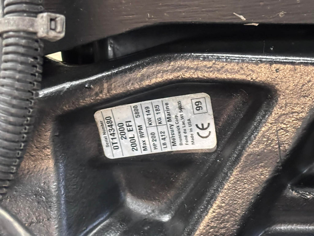 USED 8434T10 Mercury Driveshaft Housing Mid Section w Power Trim & Tilt 20" Long 135-200hp