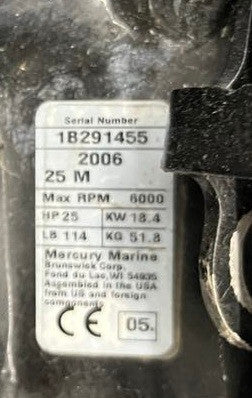 USED 9097T5 Mercury Housing Assembly Driveshaft 25hp 2 Stroke