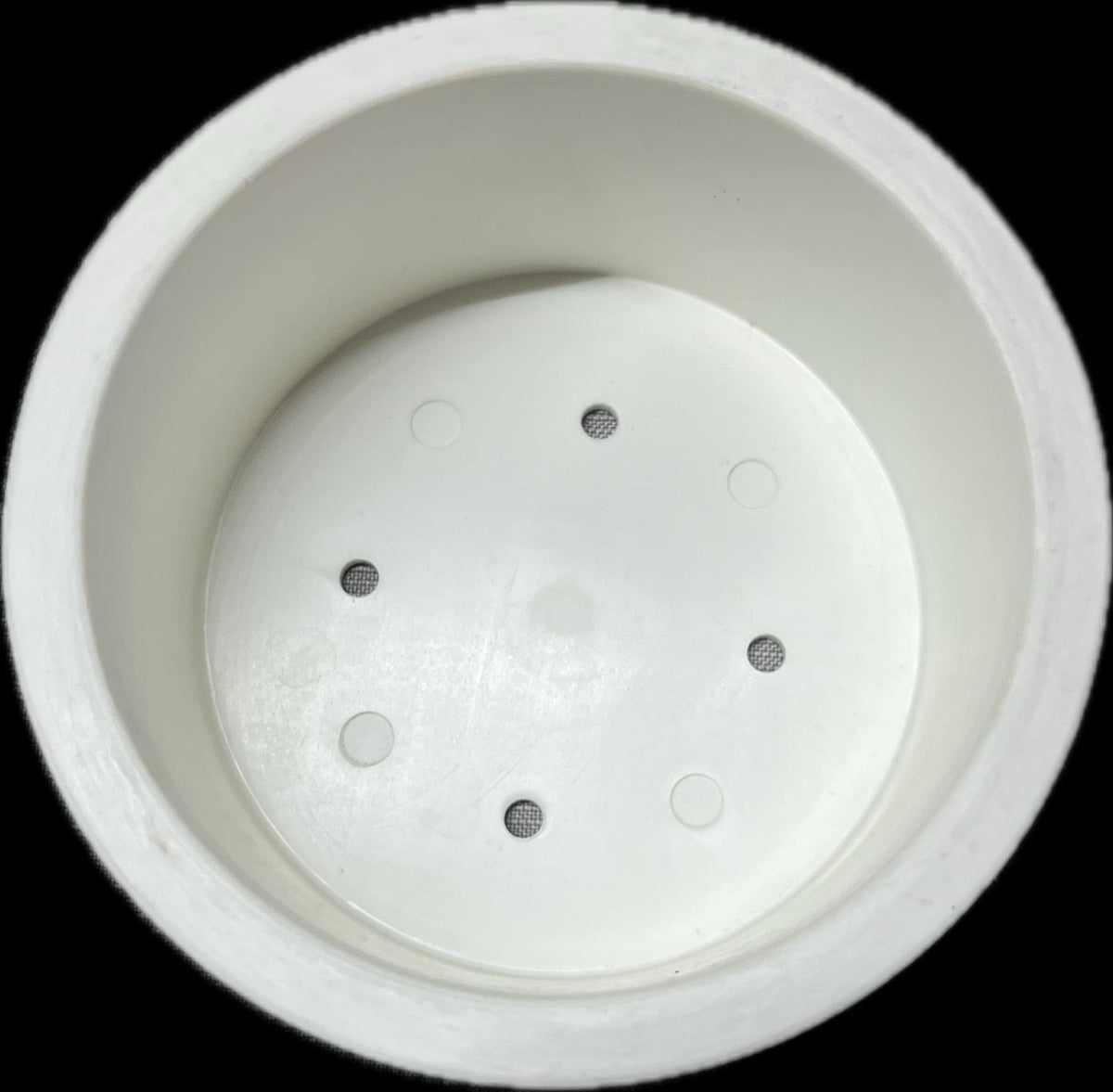 Universal White Drink Cup Holder Mount Storage with Drain 4 Holes