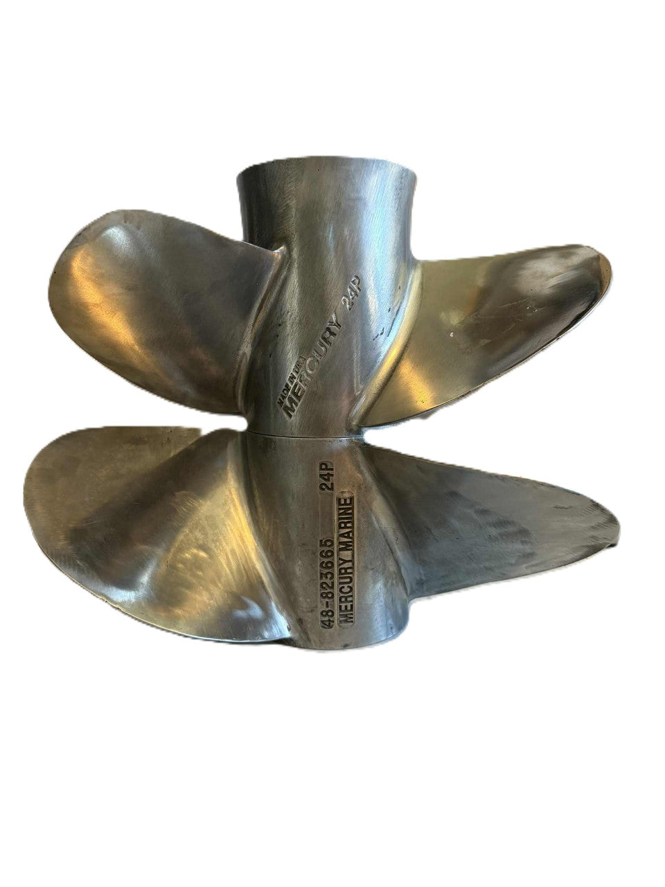 48-823665 & 48-823666 Mercury Bravo 3 III Dual Marine Propellers