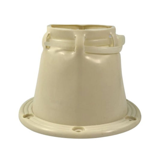 20590011 T-H Marine 3" Off-White Plastic Cable Boot For Wires CB-1W-DP