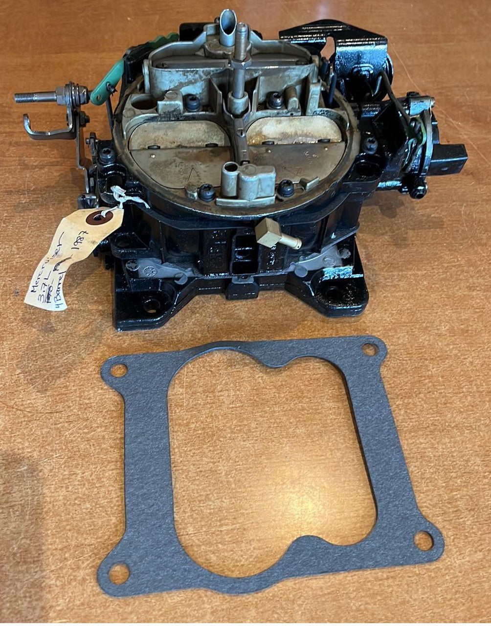 REBUILT Rochester Quadrajet 4 Barrel Carburetor Mercruiser 3.7L 4 Cyl