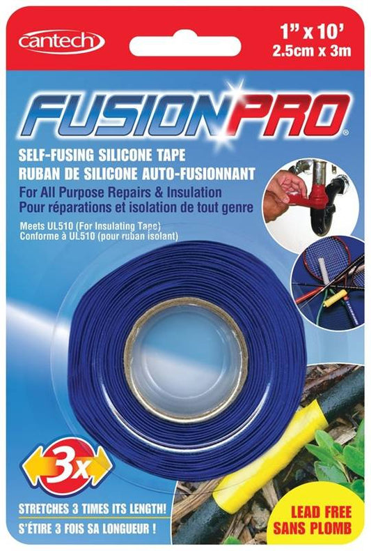 1001 Cantech Fusion Pro Silicone Tape Blue 1in x 10ft 737-08