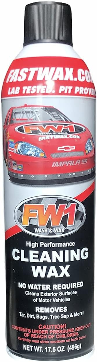 M5749 FW1 Waterless Car Boat Wash & Wax with Carnauba for Multiple Surfaces - Cleaning Wax Ultra Shine Spray Fast Cleaner 17.5 oz