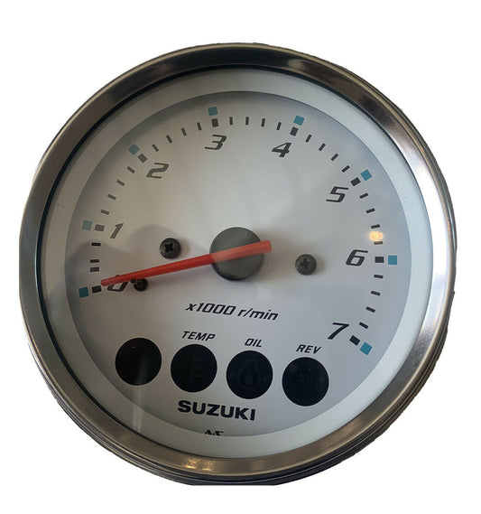 34200-93J12 Suzuki White Tachometer Gauge w Monitor