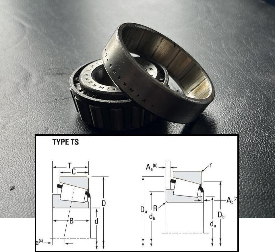 USED LM11949 + LM11910 Timken Tapered Roller Bearing & Race