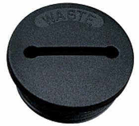 357018-1 Sea-Dog Black Waste Deck Fill Replacement Cap