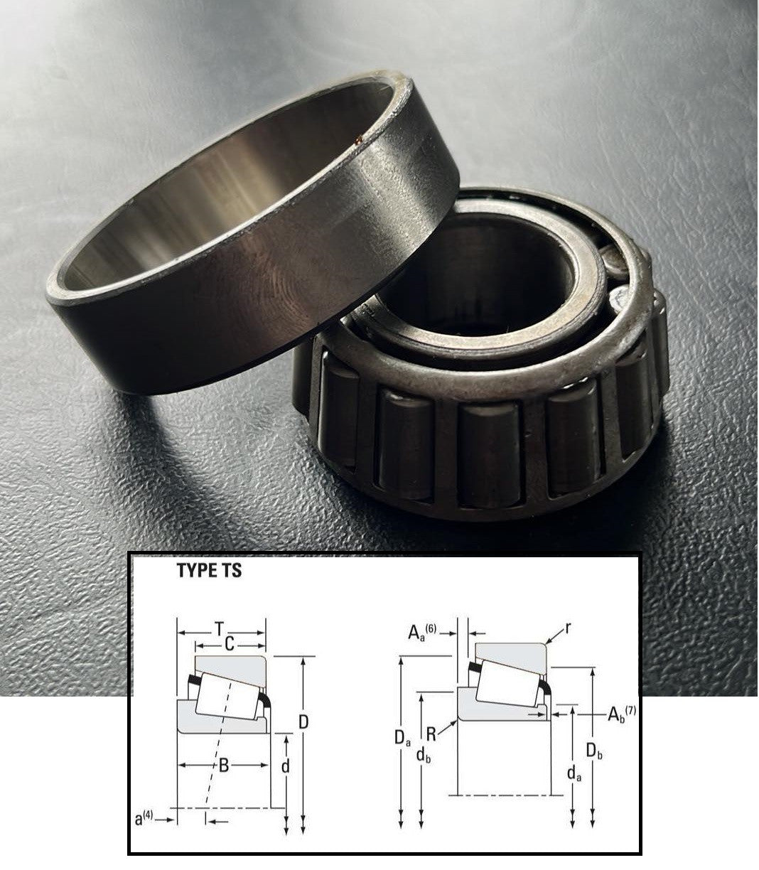USED M12649 + M12610 Timken Tapered Roller Bearing & Race