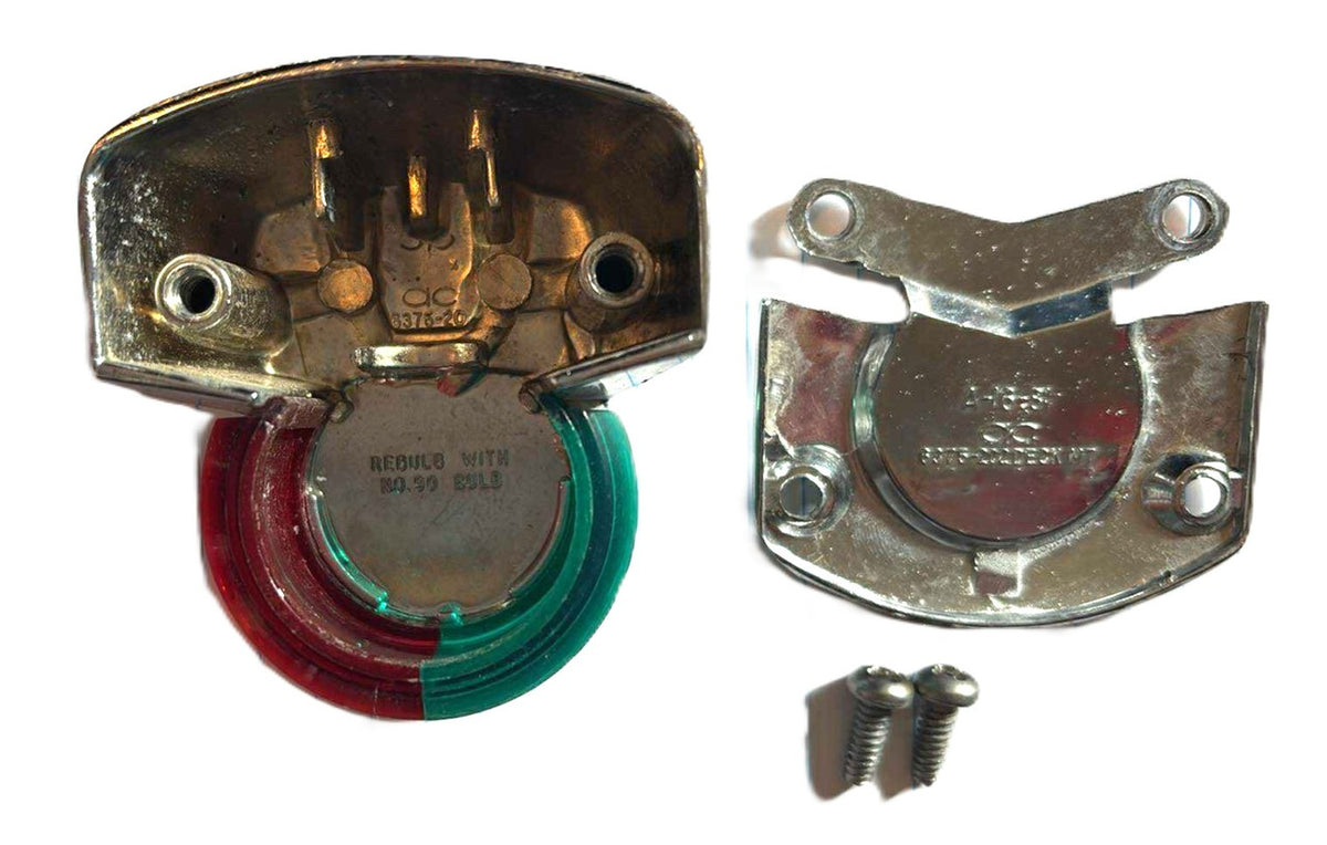 USED 6375D6 Attwood Zamak Bi-Color Bow Light EMPTY SHELL