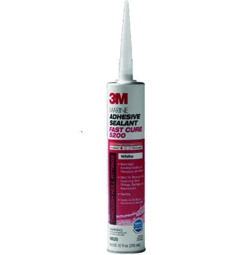 06520 3M Marine White Adhesive Sealant 5200 Fast Cure 296ml