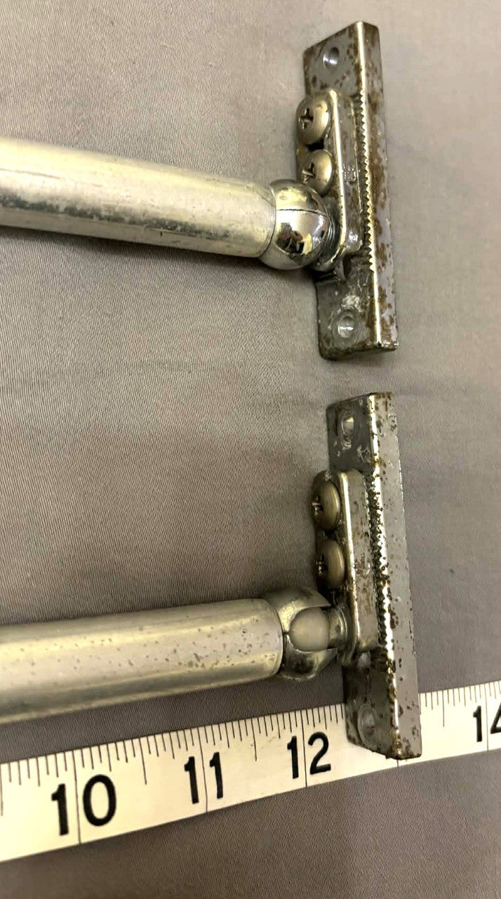 USED WB Inc. 12 1/2" Windshield Support Bracket Marine Boat Set of 2