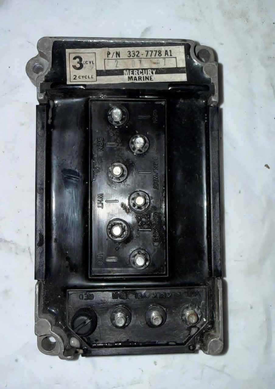 USED 332-7778 A1 Mercury Switch Box Assembly 7778A1