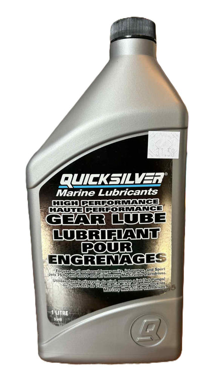 8M0222070 Quicksilver Mercury Gear Lube High Performance 75hp & Above