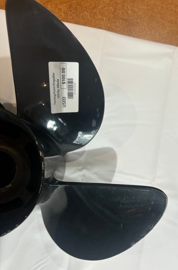 USED 21431930 Turning Point Prop 13x19P 3 Blade Aluminum