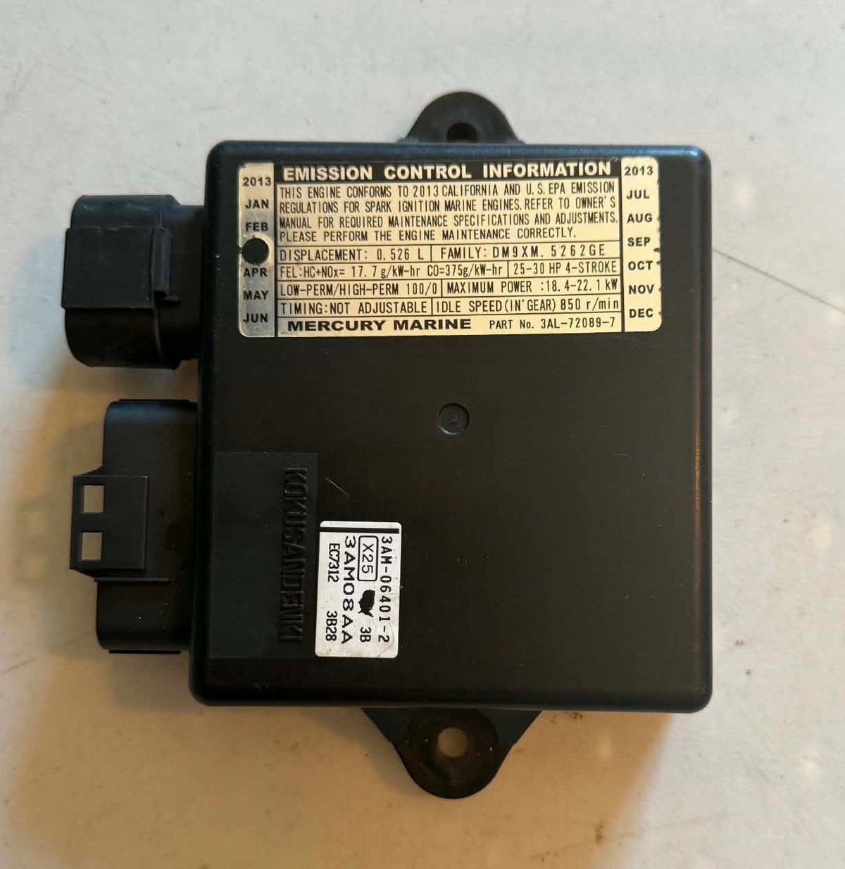 USED 803560T05 Mercury  ECU Engine Control Unit 25-30hp