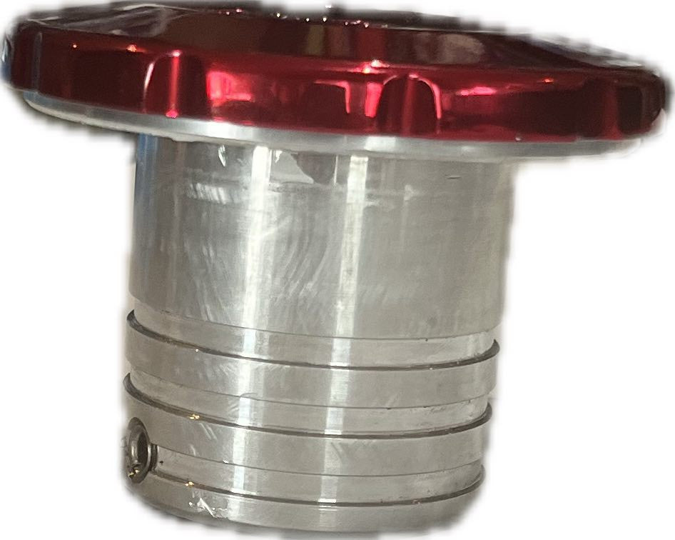 265-18 Billet Aluminum Flush Mount Deck Gas Fill -Non Vented 2" Hose