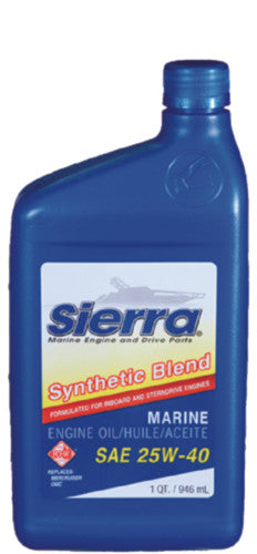 18-9440-2 Sierra SAE 25W-40 Oil For Inboards/Outboard 946ml