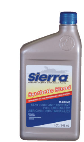 18-9650-2 Sierra Hi-Performance Synthetic Blend Gear Lube 75hp+up