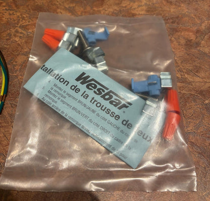 707103 Wesbar Wishbone 4-Way Flat Trailer Wiring Kit with Both Ends