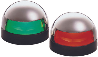 24227-7 Aqua Signal 24 12V Navigation Light W Tell-Tale Indicator Stainless