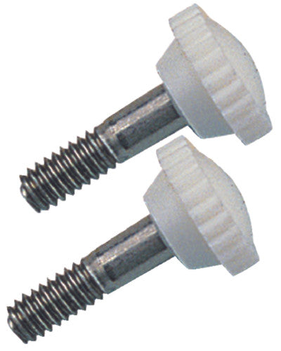 Sea-Dog Nylon Head Screw-1/4" -20 X 7/8", White 2/PK