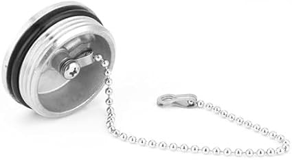 316 Stainless Steel Polished Boat Fuel screw-in Tank Cap 45 x 45 x 17 millimeters