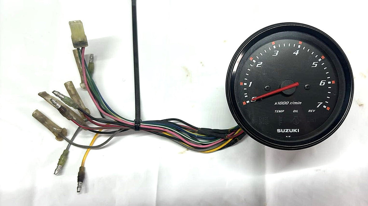 USED 34200-93J00 Suzuki 4" Multi-function Tachometer Monitor Gauge