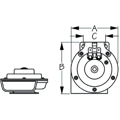 431310-1 SEADOGLINE Mini Hidden Horn