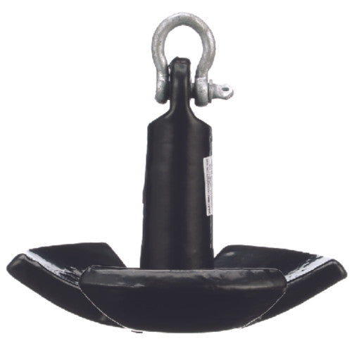 River Anchor-Black Vinyl 30lbs