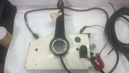 USED 396106 OMC Johnson Evinrude Side Mount Remote Control Box w Trim