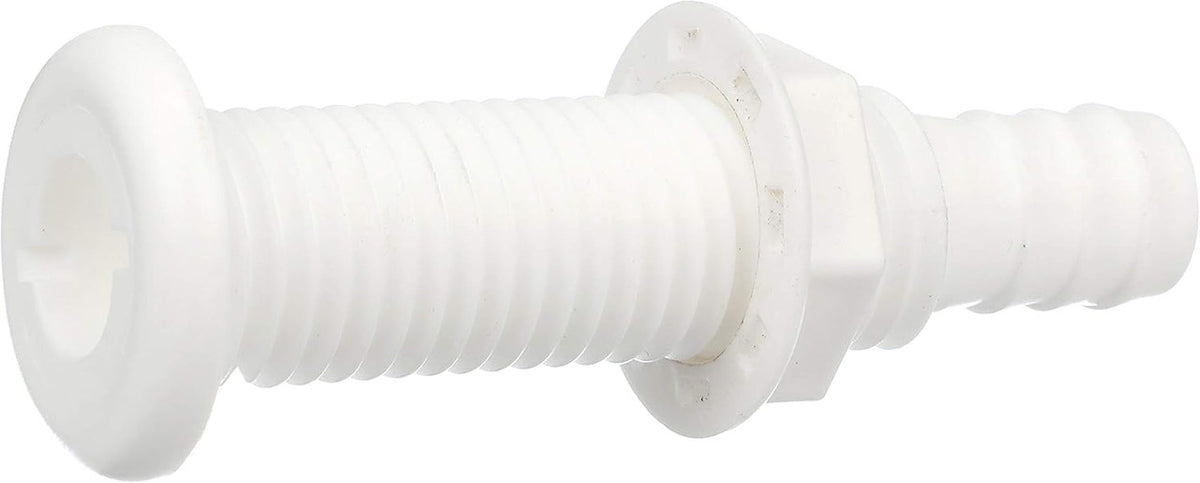50-18161 Seachoice White Extra Long Thru-Hull Connector