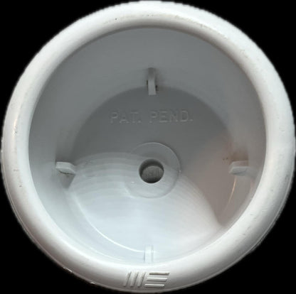 Universal White Plastic Drink Cup Holder Mount Storage with 3/4' Drain Nipple