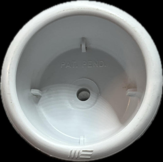 Universal White Plastic Drink Cup Holder Mount Storage with 3/4' Drain Nipple
