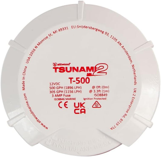 5620-6 Attwood Tsunami T500 Mk2 Replacement Motor For Bilge Pump