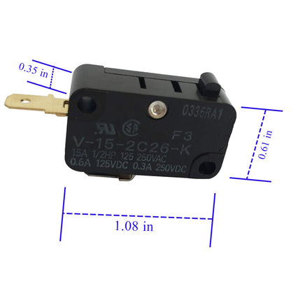 V-15-2C26-K LONYE  Switch Snap Action Micro Switch 2088 Series Pump 15A 125/250VAC