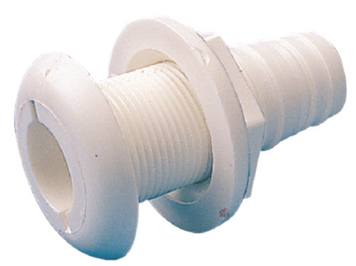520750-1 Seadog 3/4" Thru Hull White Plastic Fitting