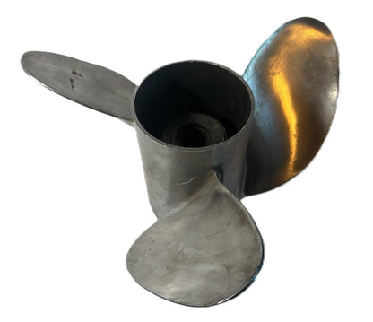 USED 177337 Raker Prop Johnson Evinrude Stainless Steel 14 1/2 x 28P