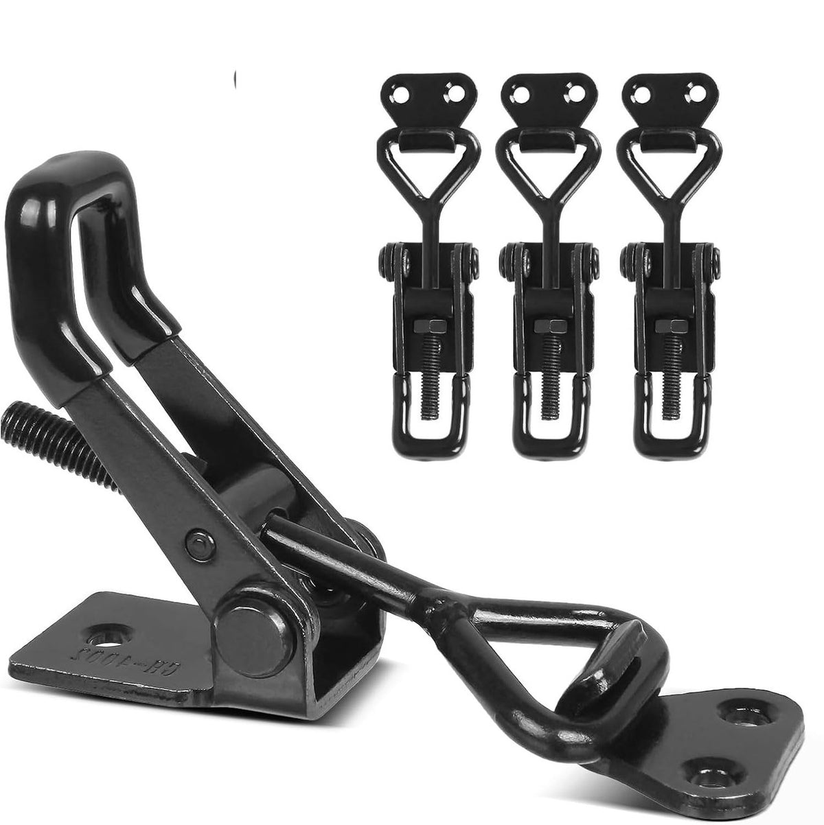 4001 BSTHP Heavy Duty Adjustable Black Toggle Clamp Latch 150Kg 330Lbs 4/PK